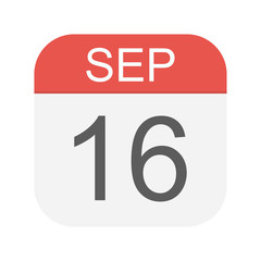 September 16 - Calendar Icon
