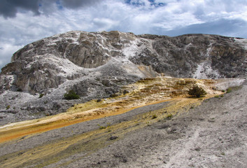 Mammoth Hot Springs, Yellowstone National Park, USA