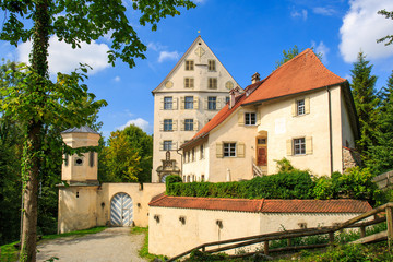 Fototapeta na wymiar Schloss Achberg bei Wangen im Allgäu