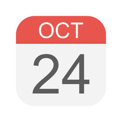 October 24 - Calendar Icon
