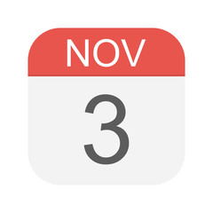 November 2 - Calendar Icon