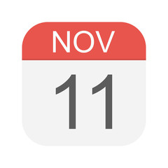 November 11 - Calendar Icon