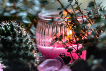 romantic candle light