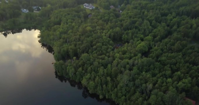 Small Town Aerials of Lake Hebron, Maine