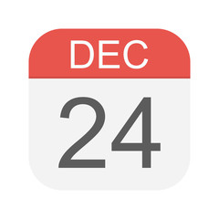 December 24 - Calendar Icon