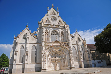 Fototapeta na wymiar Monastero Reale di Brou - Monastère royal de Brou à Bourg-en-Bresse, Francia
