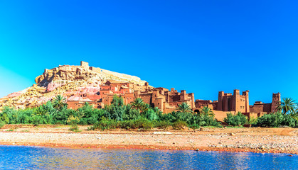 Fototapeta na wymiar View on historical city Ait ben Haddou in Morocco
