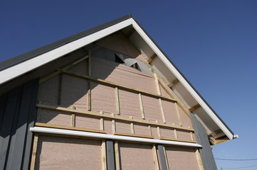 обшивка каркасного дома доской, скандинавский стиль