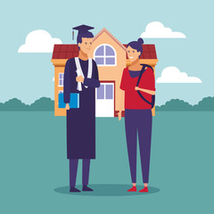 Student graduation cartoons