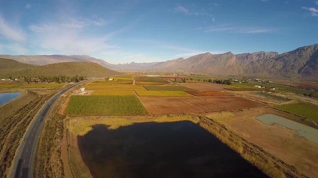 Hexriver Valley in the Cape Province.