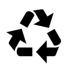 Recycle sign three arrows