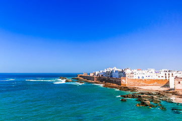 View on old city of Essaouira in Morocco - obrazy, fototapety, plakaty