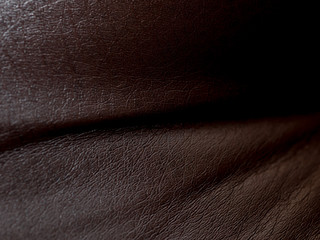 Seams of a leather sofa