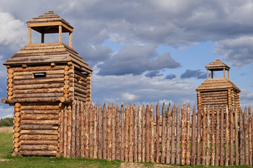 Wooden fortifications of the early middle ages. Reconstruction