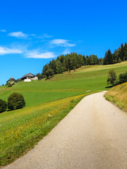 Beautiful landscape in a hiking trail in Austria