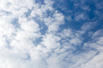 Beautiful blue cloud in the sky