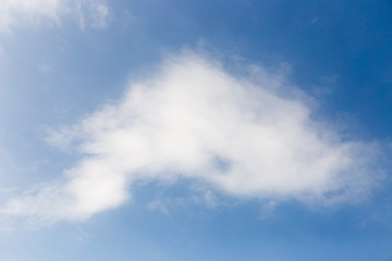 Fototapeta premium Beautiful blue cloud in the sky
