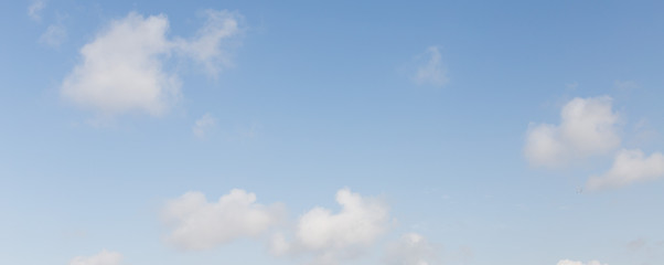 Beautiful blue cloud in the sky