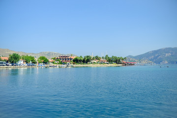 Fototapeta premium Viewing over Selimiye Bay and Village. Marmaris, Turkey