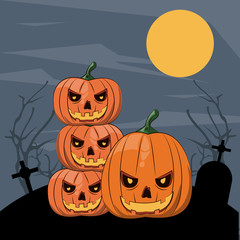 Halloween scary cartoons