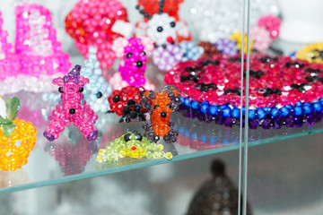 beautiful toys of beads
