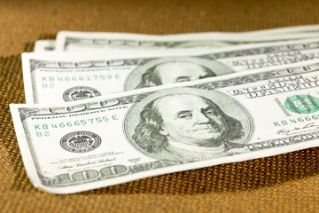 Hundred Dollar Bills for background