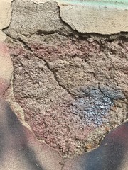 Texturas urbanas, pared rota