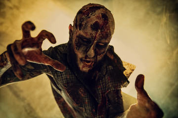 creepy scary zombie