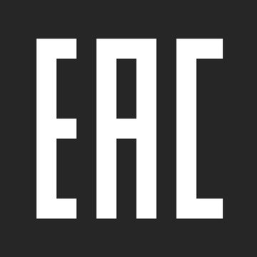 EAC sign. Eurasian Conformity certification mark