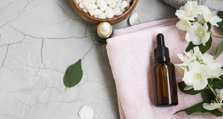 Spa skincare with jasmine oil