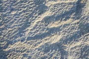 potassium chloride, salt, salt pile, salt yard, road salt at city salt yard