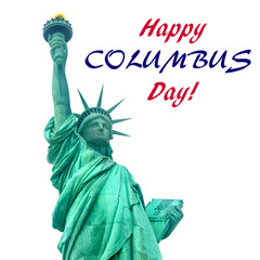 Happy Columbus Day (USA) background