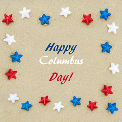 Happy Columbus Day (USA) background