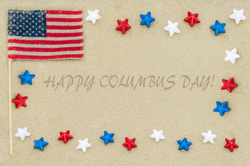 Happy Columbus Day (USA) background