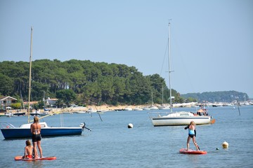 Lège-Cap-Ferret - Pratique du paddle