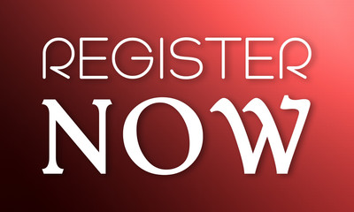 Register Now - white text on red background
