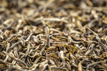 texture of Chinese oolong black tea