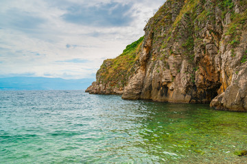 Fototapeta na wymiar Landscape of Adriatic sea in Croatia