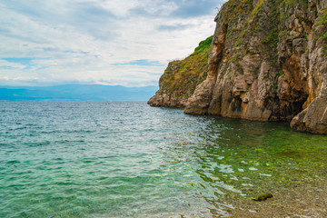 Fototapeta na wymiar Landscape of Adriatic sea in Croatia