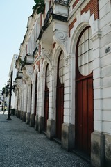 Old bulding in brazilian seaside town