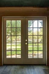 Fototapeta na wymiar Exterior Doors w-Glass Panes (1810227BAND8)