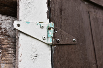 Old Grungy Door Hinge