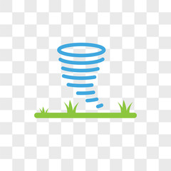 Hurricane vector icon isolated on transparent background, Hurricane logo design