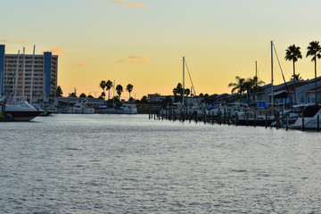 Harbor at Sunset