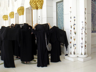 Women in a mosque