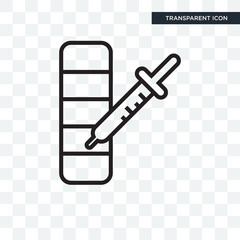 Dropper vector icon isolated on transparent background, Dropper logo design