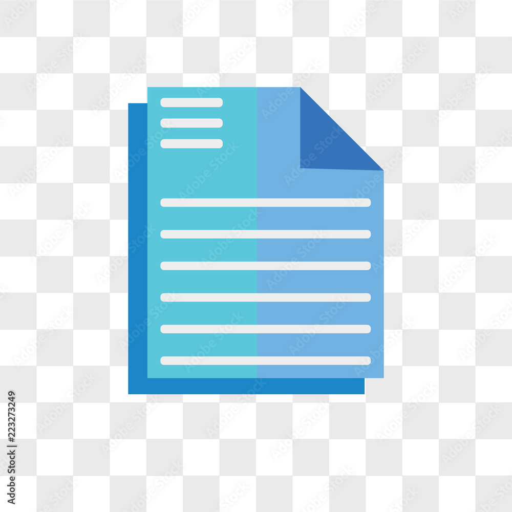 Poster contract vector icon isolated on transparent background, contract logo design