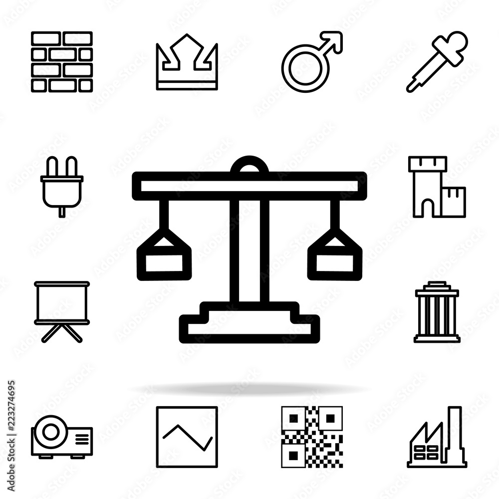 Poster libra icon. web icons universal set for web and mobile