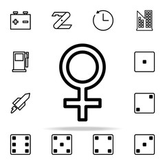 sign of a woman icon. web icons universal set for web and mobile