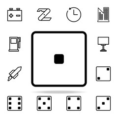 playing zary one icon. web icons universal set for web and mobile